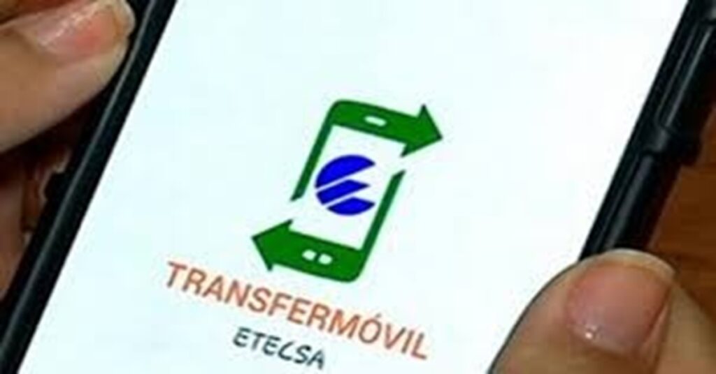 En la foto, el logo del transfermovil