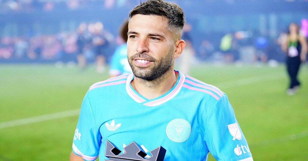 En la foto, Jordi ALba