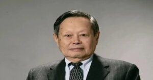 En la foto, Chen Ning Yang