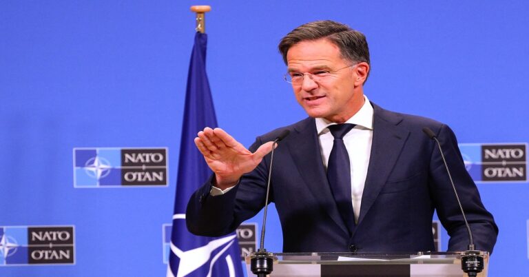 En la foto, Mark Rutte, Secretario General de la OTAN