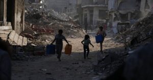 En la foto, Gaza