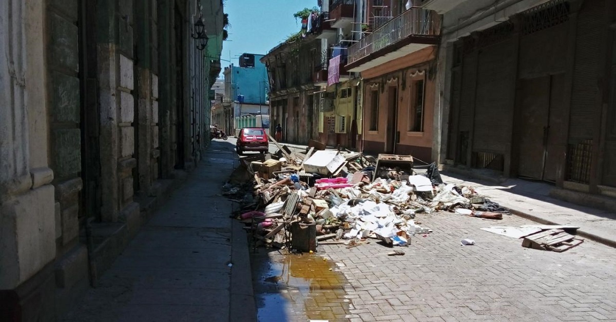 En la foto, una calle de Matanzas