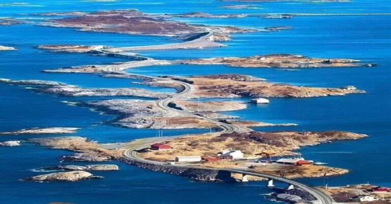 En la foto, la Autopista del Atlántico, en Noruega