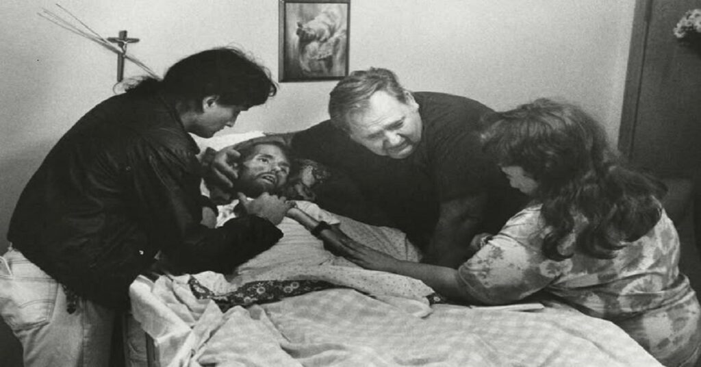 En la foto, la imagen que cambió la visión sobre el SIDA