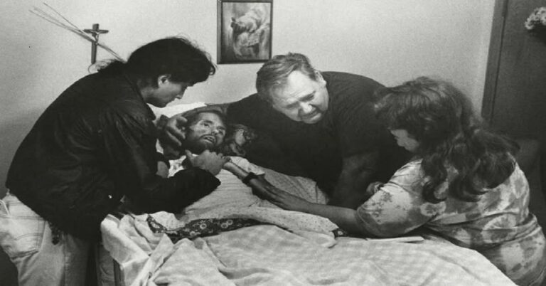 En la foto, la imagen que cambió la visión sobre el SIDA