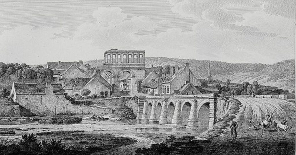 En la foto, un dibujo de la Borgoña del Renacimiento