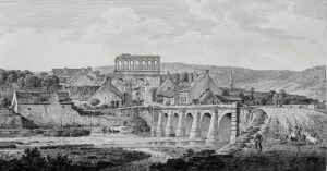 En la foto, un dibujo de la Borgoña del Renacimiento