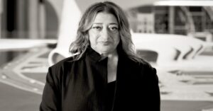 En la foto, Zaha Hadid