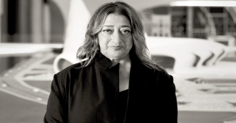 En la foto, Zaha Hadid