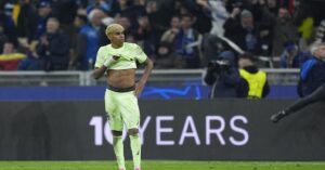 En la foto, Lamine Yamal