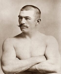 En la foto, John L. Sullivan