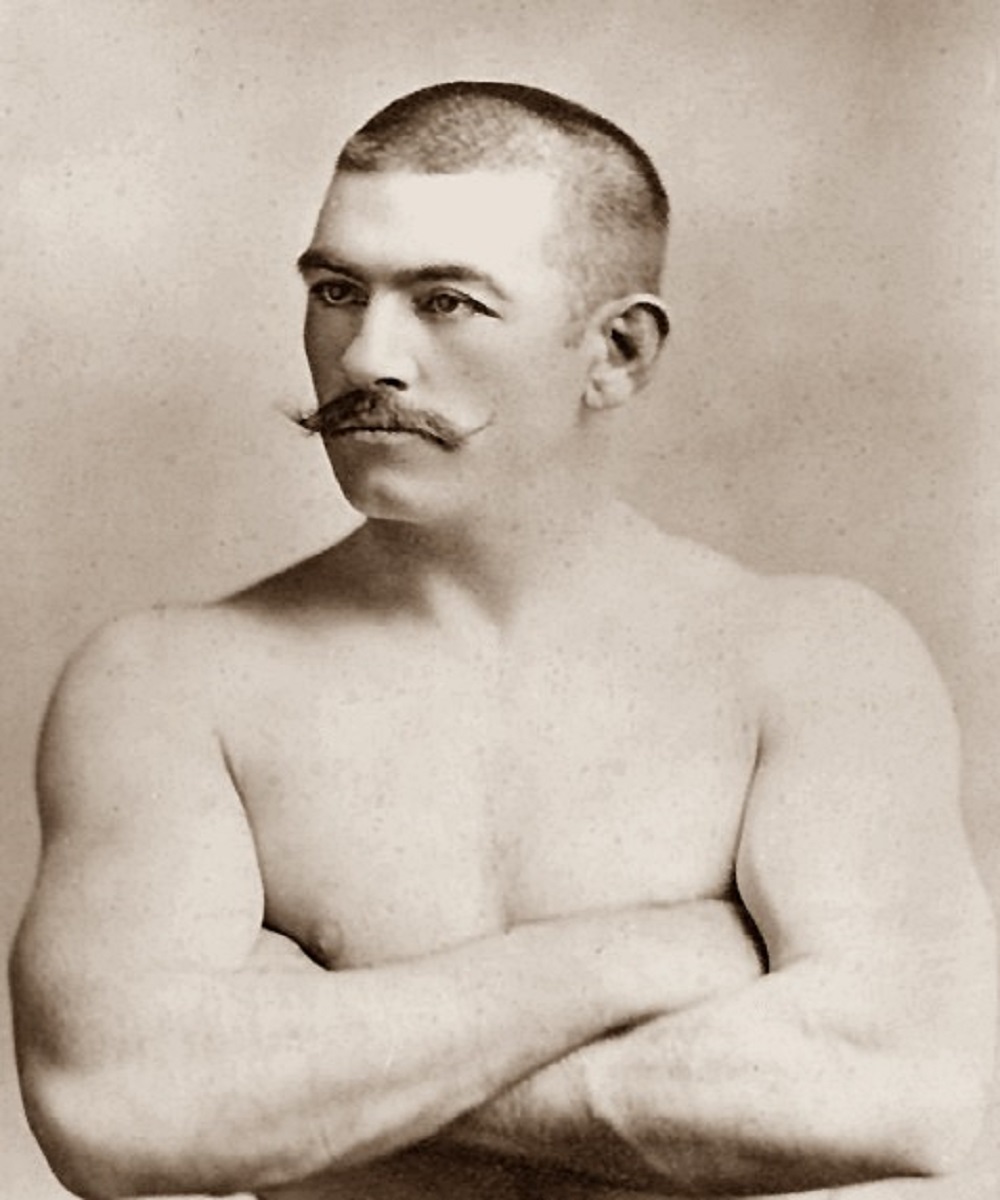 En la foto, John L. Sullivan