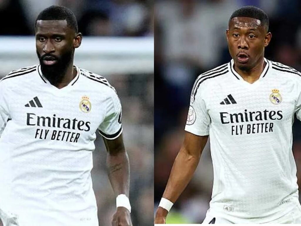 En la foto, Alaba y Rüdiger