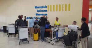 En la foto, control aduanero en el aeropuerto de Varadero