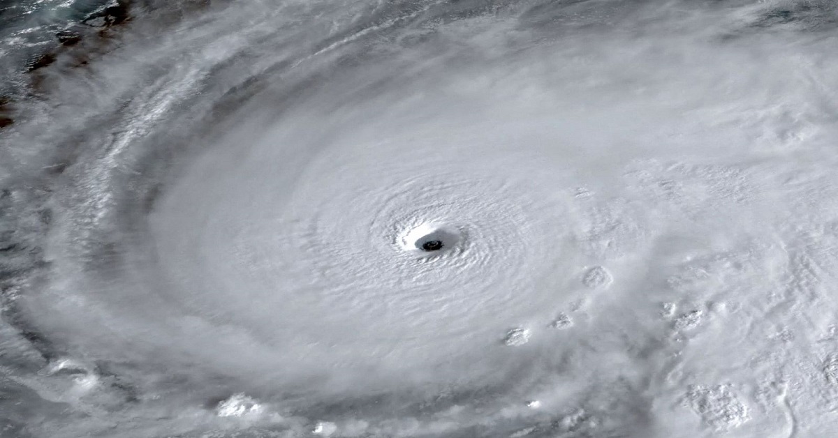 En la foto, el huracán Melissa sobre Jamaica