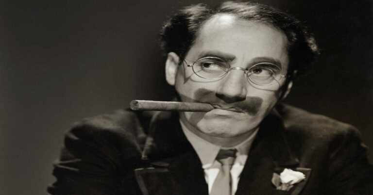 En la foto, groucho marx