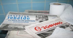 En la foto, lo que se usa en Cuba para limpiarse el culo