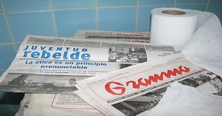 En la foto, lo que se usa en Cuba para limpiarse el culo