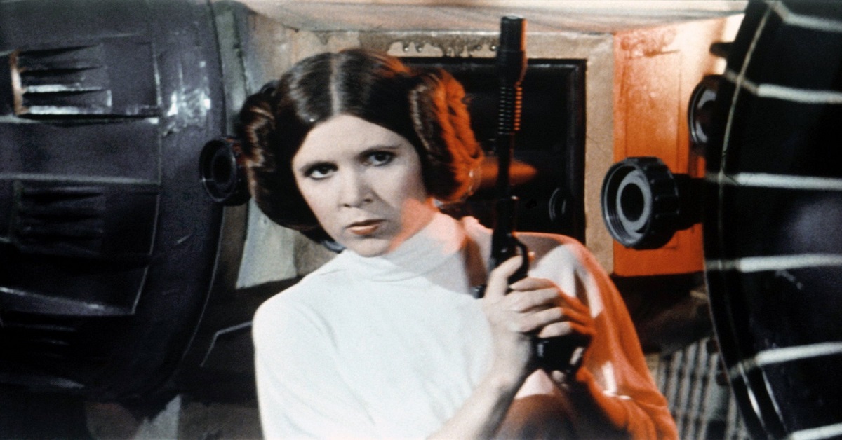 En la foto, Carrie Fisher