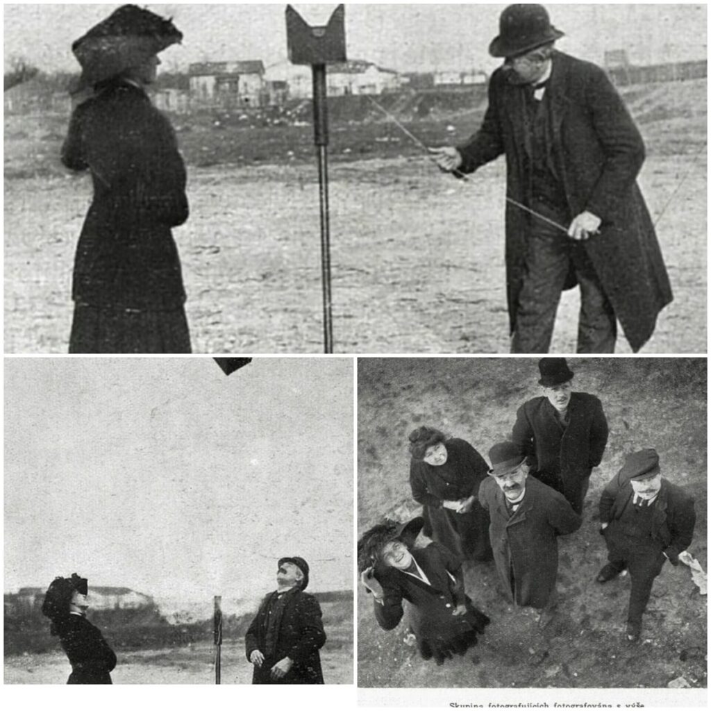 En la foto, el primer selfie de la historia