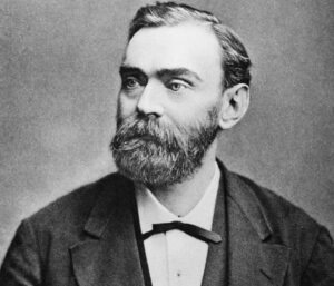En la foto, Alfred Nobel
