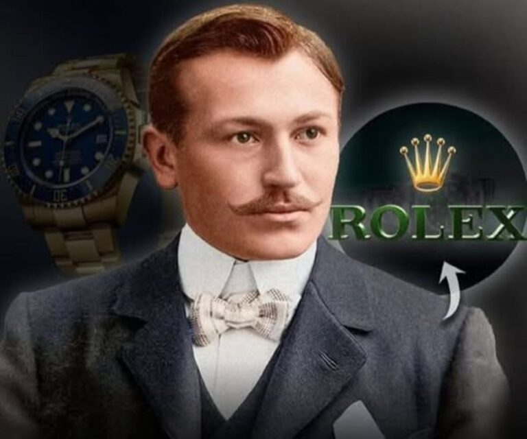 En la foto, Hans Wilsdorf