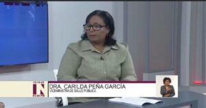 En la foto, la viceministra de Salud de Cuba, Carilda Peña García