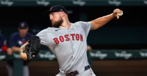 En la foto, Garrett Crochet