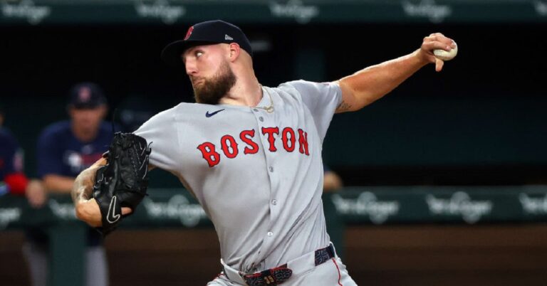 En la foto, Garrett Crochet