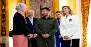 En la imagen, Zelenski en Copenahgue