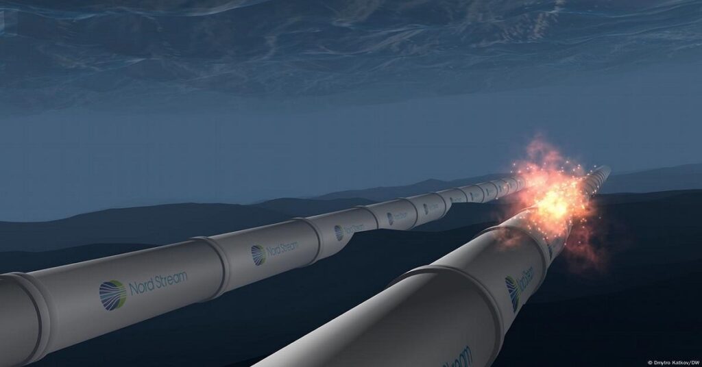 Un tribunal italiano avala la extradición a Alemania de un sospechoso del ataque al Nord Stream 4 En la foto, una imagen con Ai del sabotaje a Nord Stream