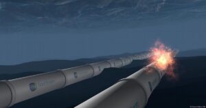 En la foto, una imagen con Ai del sabotaje a Nord Stream