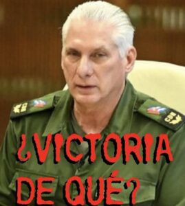 En la foto, Miguel Díaz-Canel