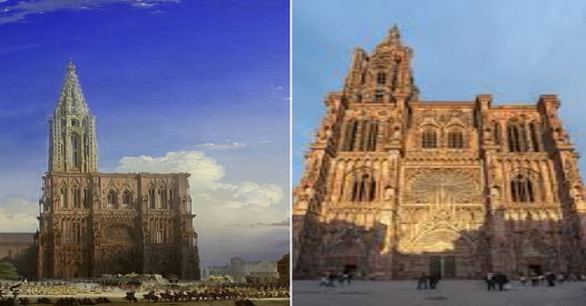 En la foto, la Catedral de Estrasburgo
