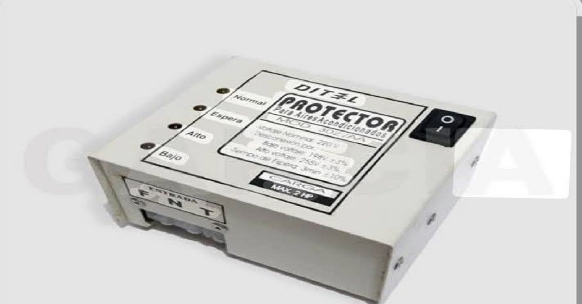 En la foto, un protector de voltaje