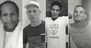En la foto, presos que han muerto en las cárceles de Cuba