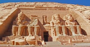 En la foto, el Gran Templo de Abu Simbel