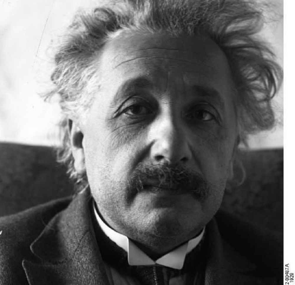 En la foto, Albert Einstein