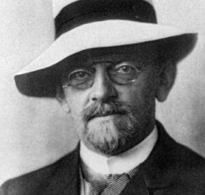 En la foto, David Hilbert