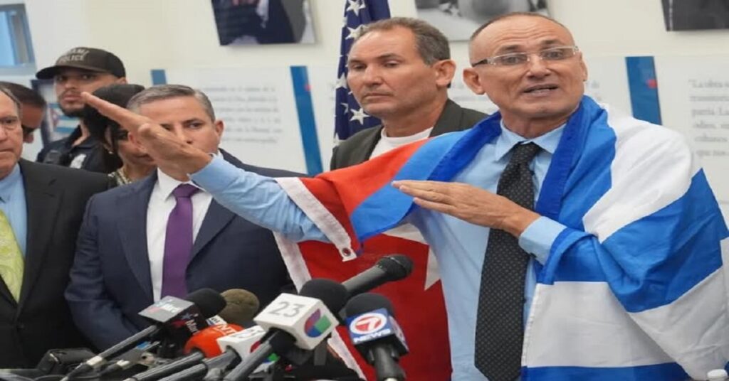 En la foto, José Daniel Ferrer en Estados Unidos