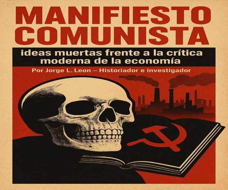 En la foto, una imagen relacionada con el Manifiesto Comunista