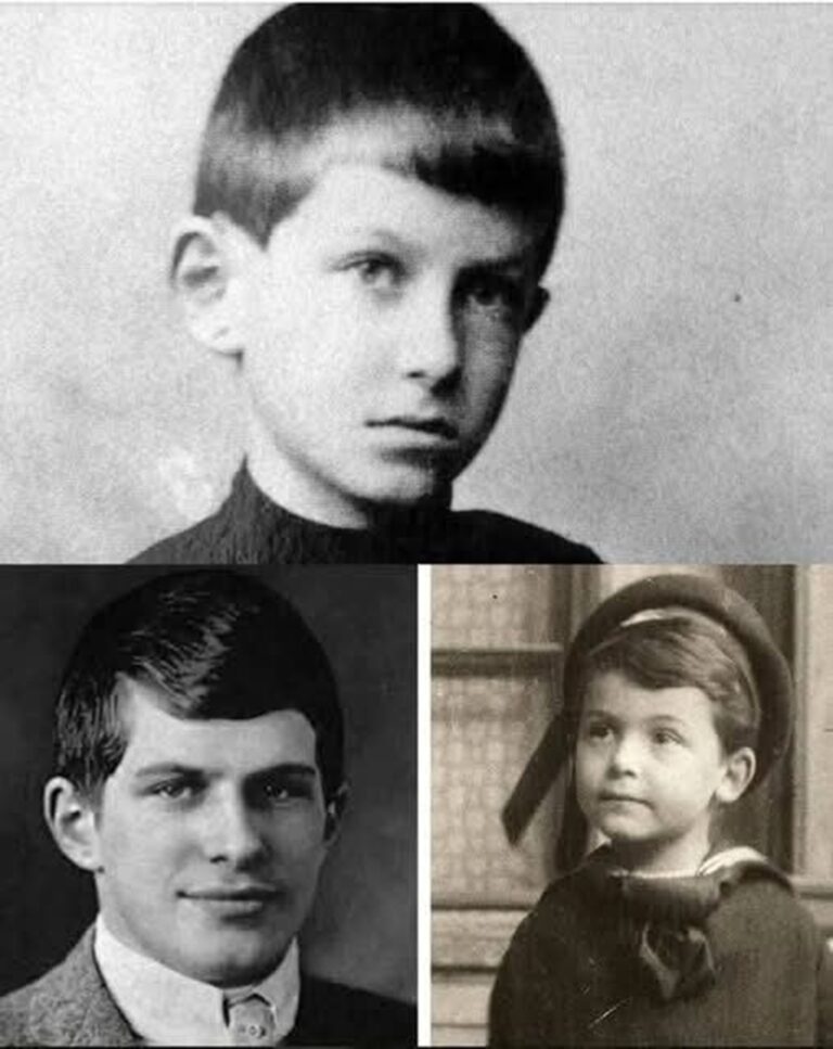 En la foto, el niño prodigio