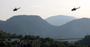 Helicópteros en la frontera común