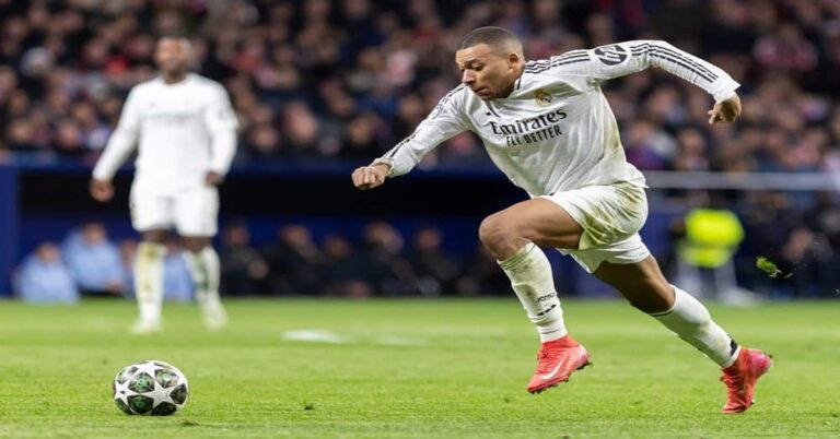 En la foto, Kylian Mbappé