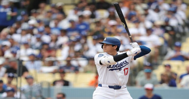 En la foto, Shohei Ohtani