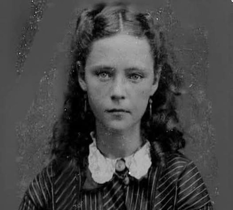 En la foto, Clara Fry