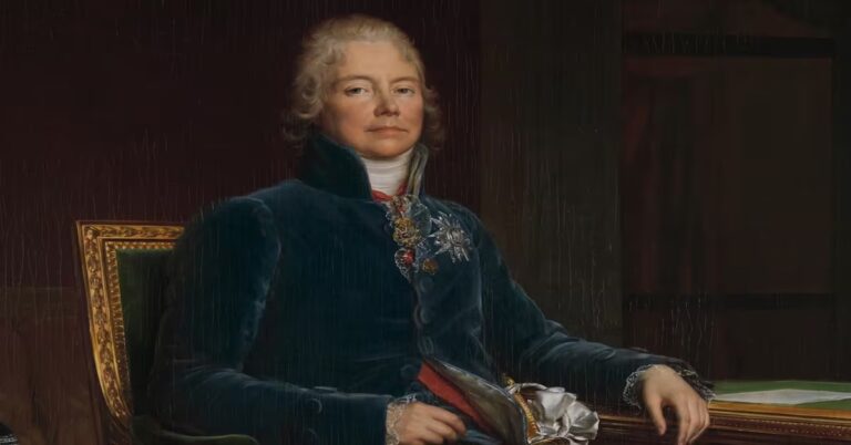 En la foto, Charles Maurice de Talleyrand