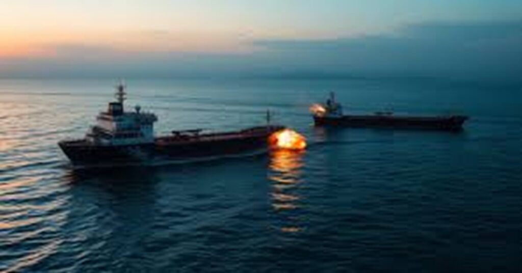 Turquía condena los ataques ucranianos a petroleros rusos cerca de su costa en el mar Negro 5 En la foto, buque atacado