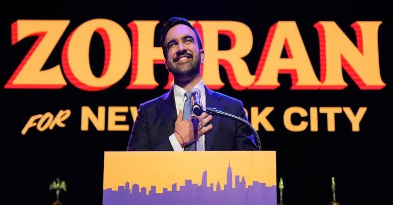 En la foto, Zohran Mamdani