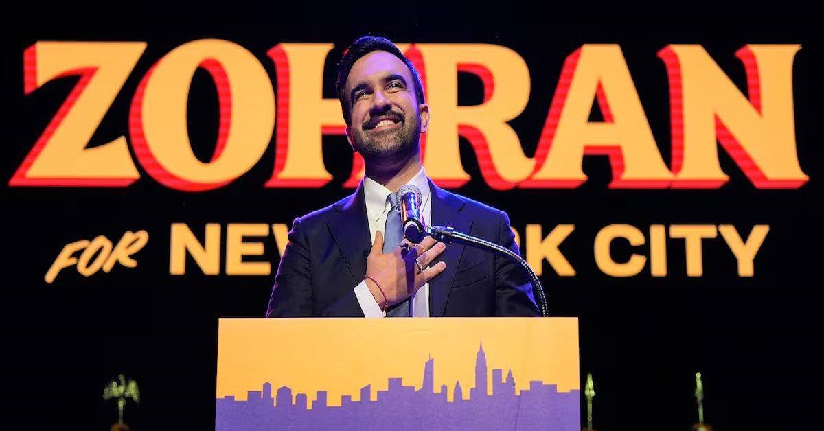 En la foto, Zohran Mamdani